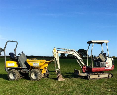 mini digger hire cost cornwall|mini digger hire no deposit.